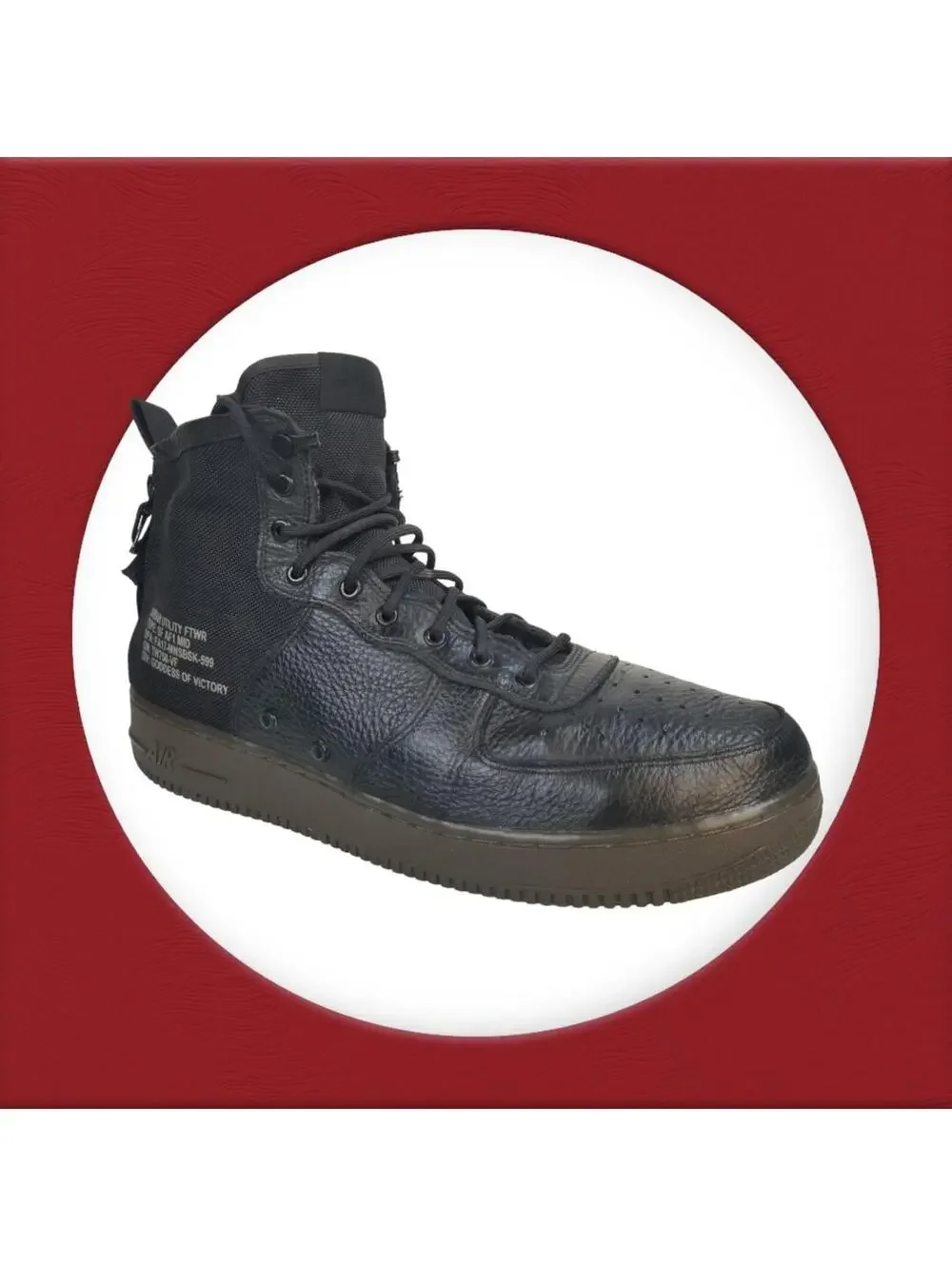 Nike Air Force 1 SF AF1 Mid SZ 15 Black Gum Special Field 917753-002